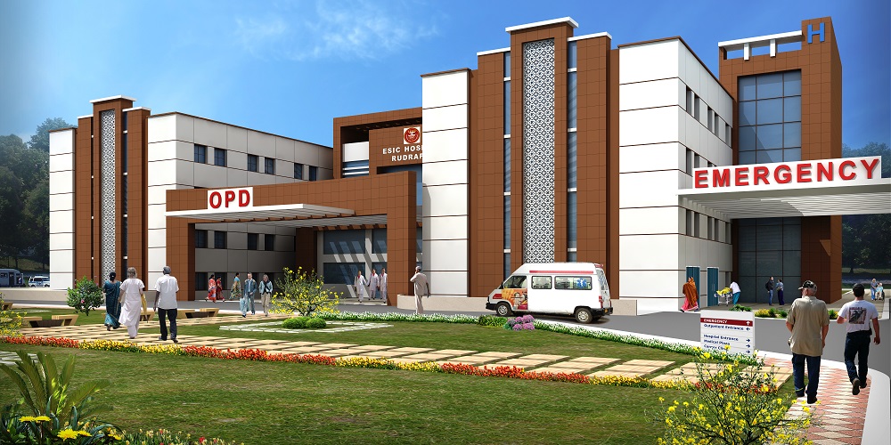 100 Bedded ESIC Hospital, Rudrapur, Uttarakhand